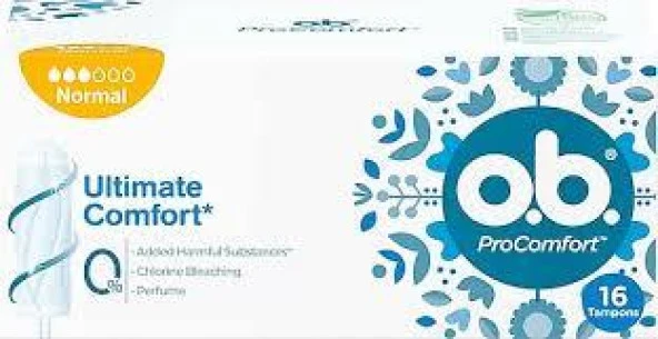 O.B. Tampon Normal 16 Adet ürün görseli