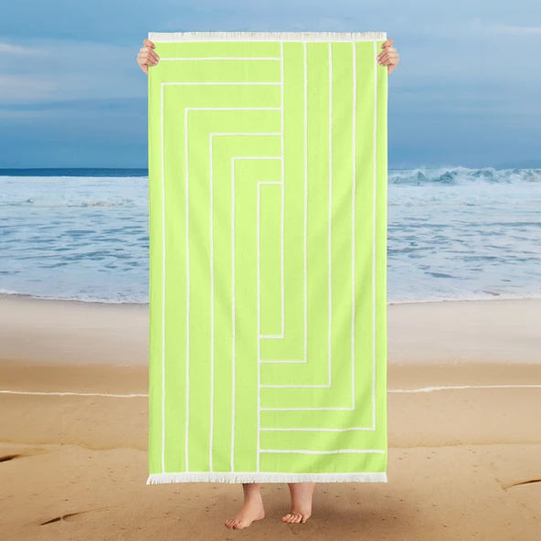 Schafer Home Sue 75x150 Plaj Havlusu 1 Parça-Sarı