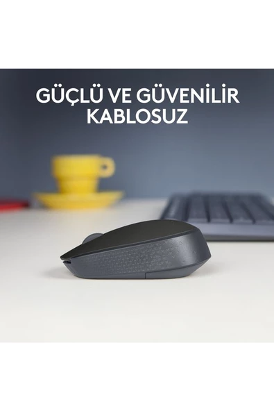 M171 USB Alıcılı Kablosuz Kompakt Mouse - Siyah 910-004424 - 7