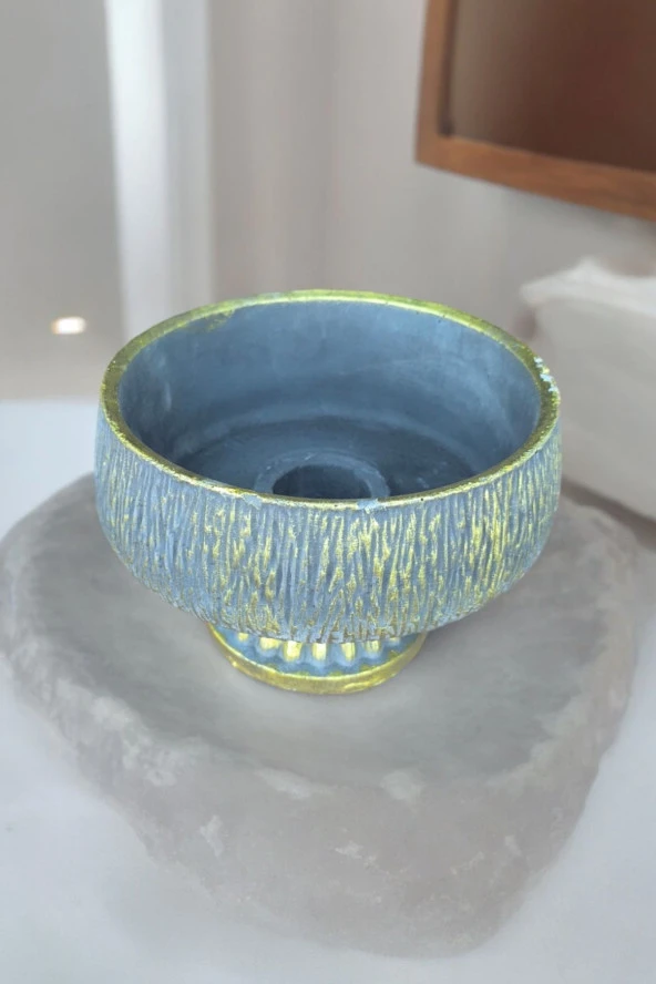 Ayaklı beton aranjman, bonsai ve orkide saksısı