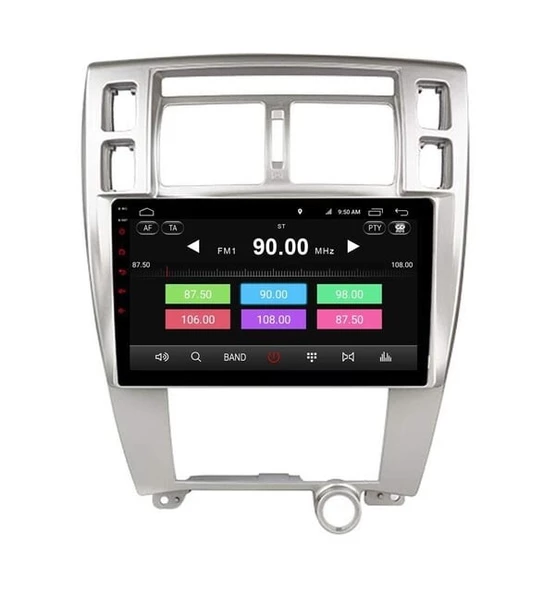 Hyundai Tucson Android Multimedya Sistemi (2004-2010) 2 GB Ram 32 GB Hafıza 4 Çekirdek CarPlay Android Auto