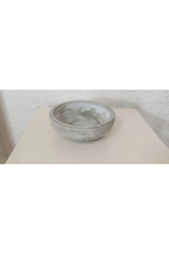 Saf Beton Bonsai ve Aranjmana Özel Taş Saksı suya karşı en az 50 yıl dayanıklı