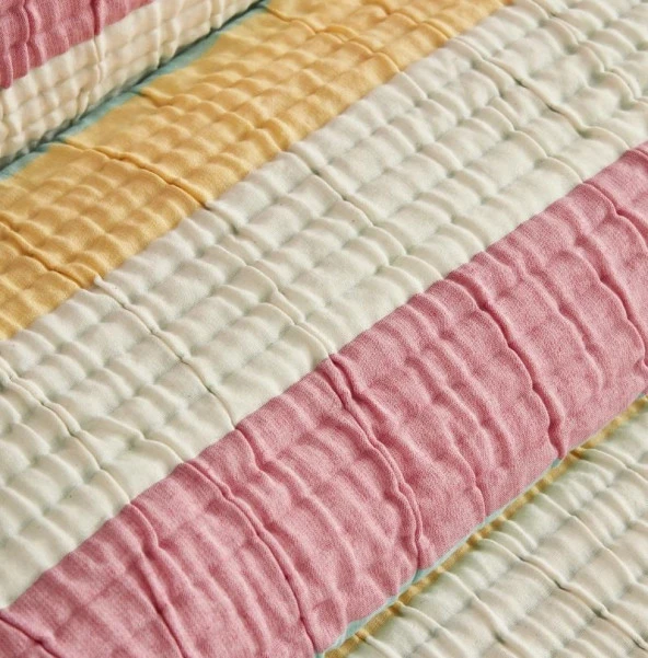 Karaca Home Young Octavia Multicolor Tek Kişilik Yatak Örtüsü Takımı - 3