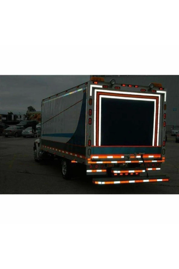 Tüvtürk Onaylı Reflektörlü Reflektif Fosforlu Şerit Bant Kesikli GRİ Ikaz Bandı 50 Metre - 3