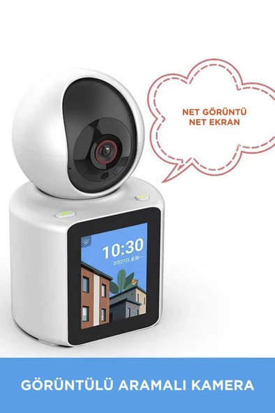 Torima CMR-11 Monitörlü Smart Ip Full Hd 360° Akıllı Güvenlik Kamerası Bebek Kamerası - 6