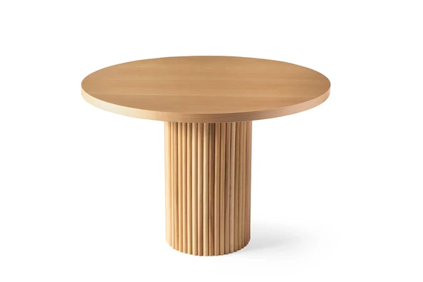 Erezoğulları Mobilya Nova MDF Cilalı Oval Mutfak Masası 110cm