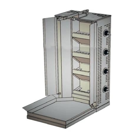 CSA Karacasan  4 Radyanlı Lavataş Döner Ocağı Makinesi ürün görseli