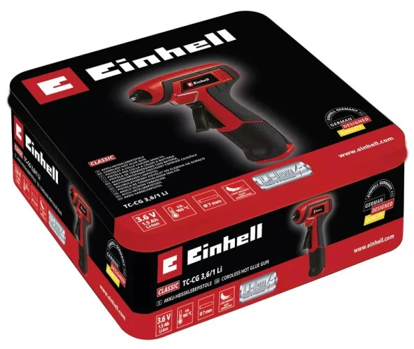 Einhell TC-CG 3,6/1 Lİ Akülü Silikon Mum Tabancası 4522190 - 7