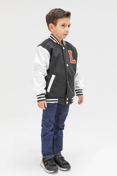 Erkek Çocuk Mevsimlik Kaşe Kolej Mont 51299 - 3