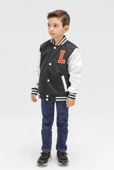 Erkek Çocuk Mevsimlik Kaşe Kolej Mont 51299 - 10