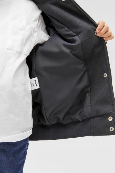 Erkek Çocuk Mevsimlik Kaşe Kolej Mont 51299 - 8