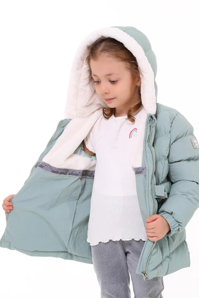 Kız Bebek Çocuk Mont 51285 - 7