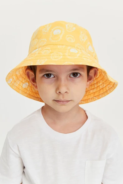 Erkek Çocuk Desenli Bucket Şapka 7007 - 9
