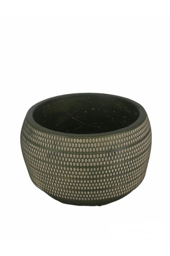 Ridge Oval Serisi Beton Vazo