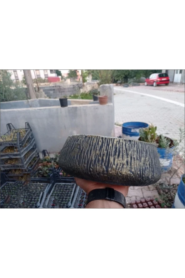Beton Saksı Özel El Yapımı 0012bb