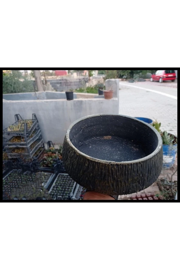 Beton Saksı Özel El Yapımı 0012bb - 2