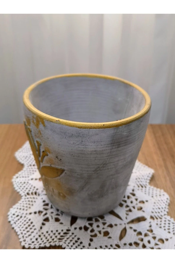 Beton Çiçek ve Bonsai Vazosu - 4
