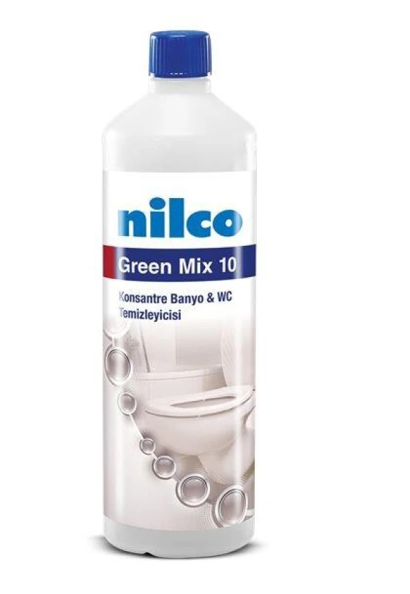 Nilco GREEN MIX 10 1L/1,3 KG KONSANTRE BANYO WC TEMİZLEME ÜRÜNÜ ürün görseli