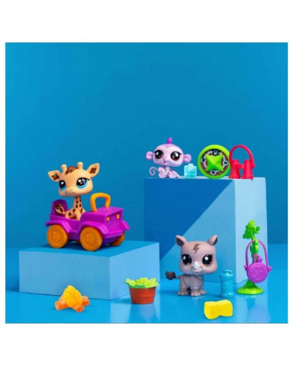 Littlest Pet Shop Minişler Safari Oyun Seti S1 00524 - 4