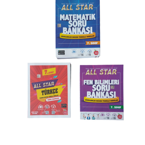 NEWTON YAY. 7.SINIF  ALLSTAR SORU BANKASI 3 KİTAP