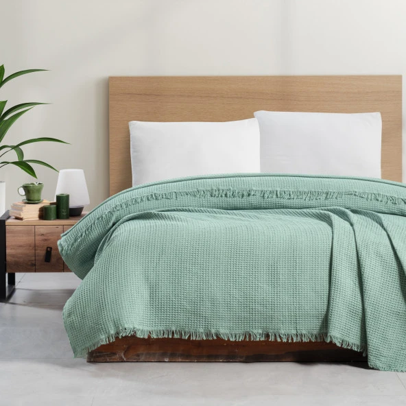 Schafer Home Waffle Pike 200x220 Cm-Yeşil