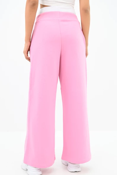 Kadın İspanyol Paça Yüksek Bel Eşofman Altı 6236-24 - 10