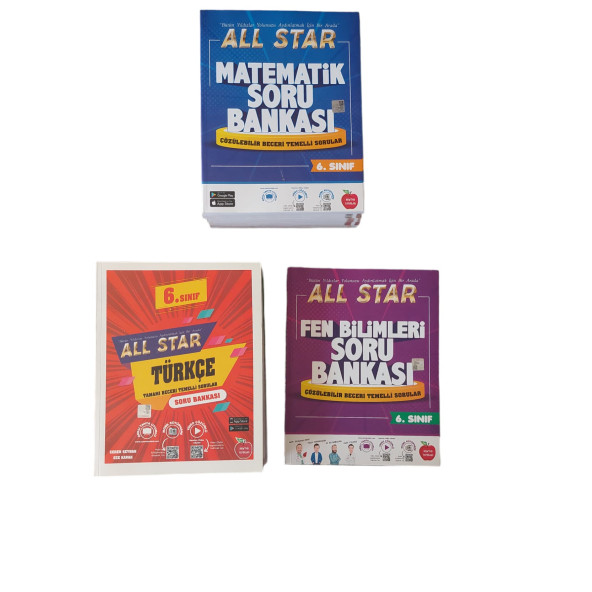NEWTON YAY. 6.SINIF ALLSTAR SORU BANKASI 3 KİTAP