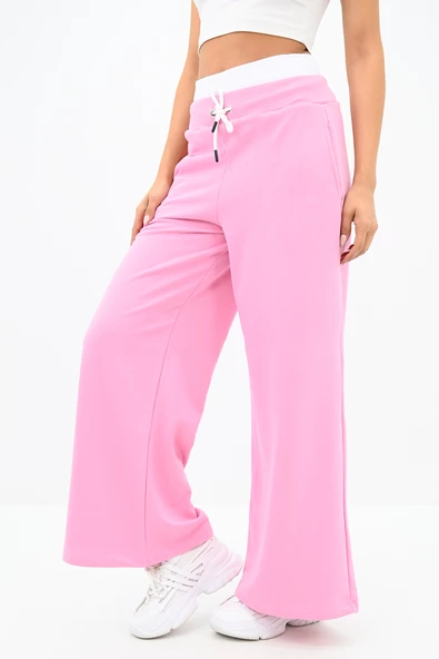 Kadın İspanyol Paça Yüksek Bel Eşofman Altı 6236-24 - 9