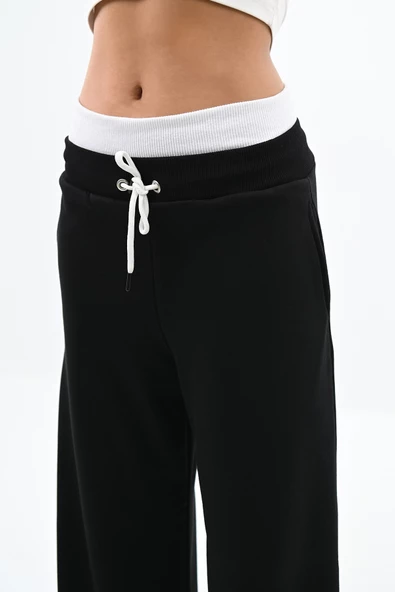 Kadın İspanyol Paça Yüksek Bel Eşofman Altı 6236-24 - 6