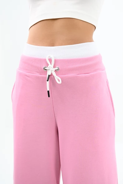 Kadın İspanyol Paça Yüksek Bel Eşofman Altı 6236-24 - 11