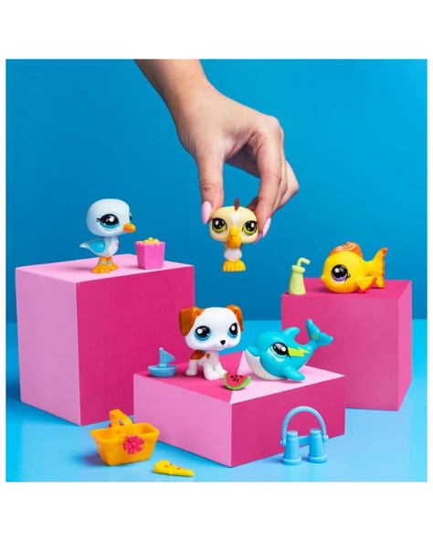 Littlest Pet Minişler 5 li Figür Seti 00517 - 4
