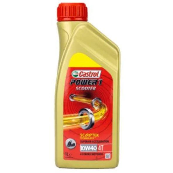 Castrol Scooter 10W40 4t 1 L 4 Zamanlı Motosiklet Yağı