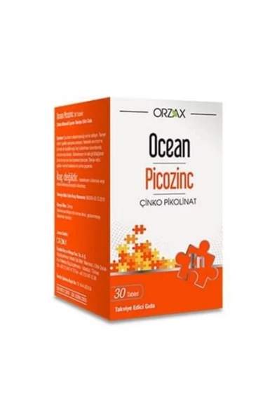 OCEAN PICOZINC CINKO PIKOLINAT 15 MG 30 TABLET