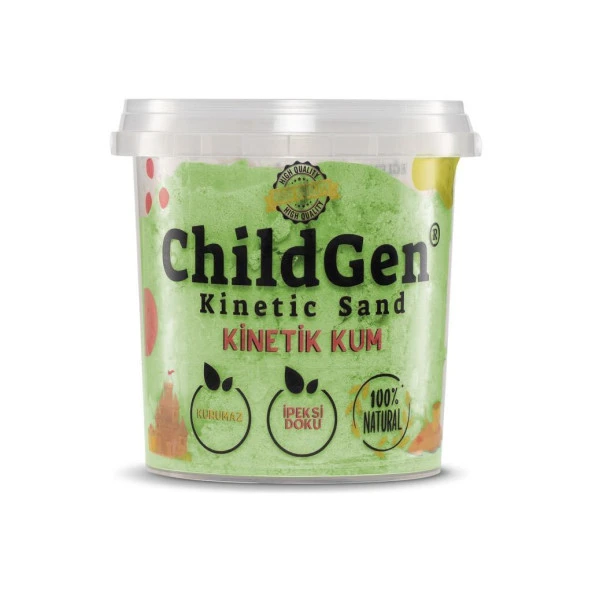 Childgen Doğal Kinetik Kum 500 gr Yeşil ürün görseli