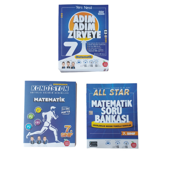 NEWTON YAY. 7.SINIF MATEMATİK 3 KİTAP