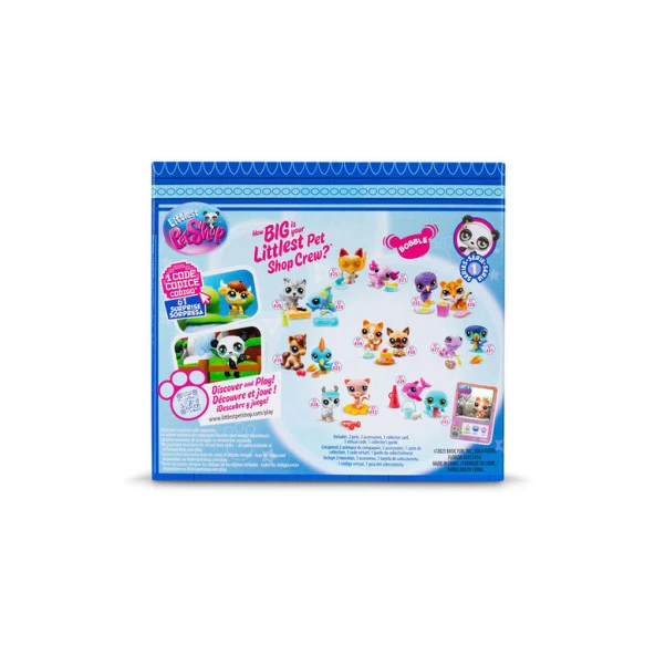 Hasbro Littlest Petshop Figür Minişler 2'li Paket Hayvanlar Kahverengi Kedi-Köpek 00506 (KOLİ İTEMİ S00005264) - 4