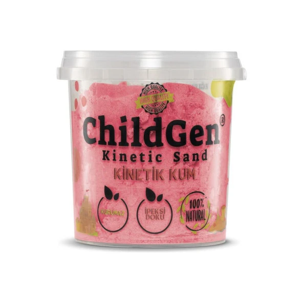 Childgen Doğal Kinetik Kum 500 gr Pembe ürün görseli