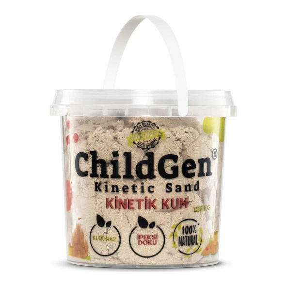 Childgen Doğal Kinetik Kum 1 kg Naturel