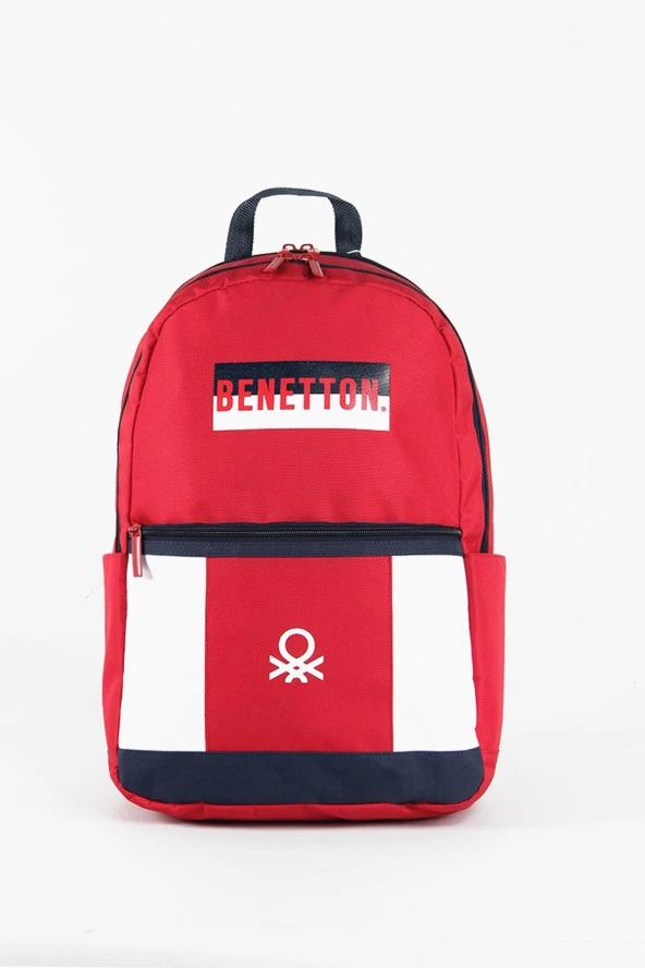 Çocuk Kol Saati Hediyeli Benetton Büyük Kapasiteli Çocuk Okul Çantası B.NT.04287 - 2