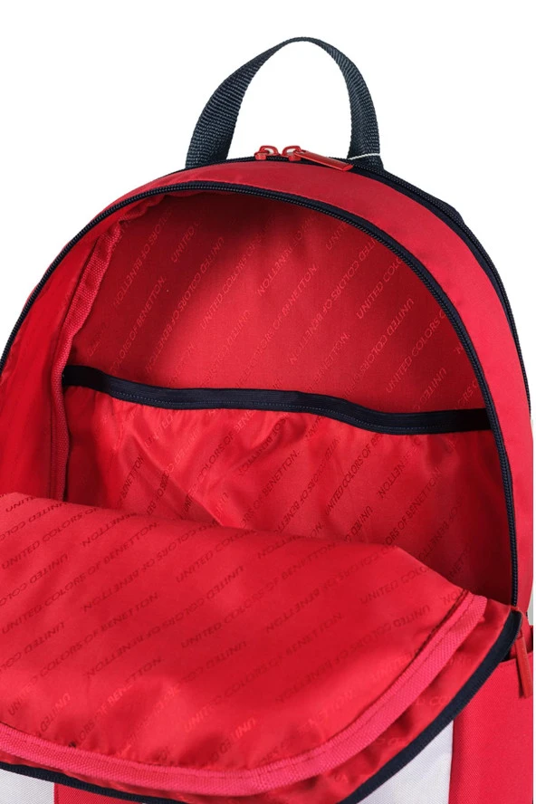 Çocuk Kol Saati Hediyeli Benetton Büyük Kapasiteli Çocuk Okul Çantası B.NT.04287 - 5