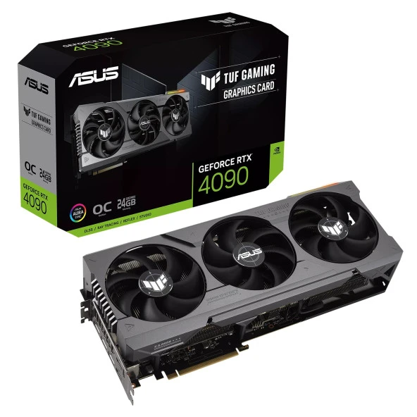 Asus GeForce RTX 4090 TUF GAMING OC 24GB GDDR6X 384Bit HDMI/DP ARGB Ekran Kartı