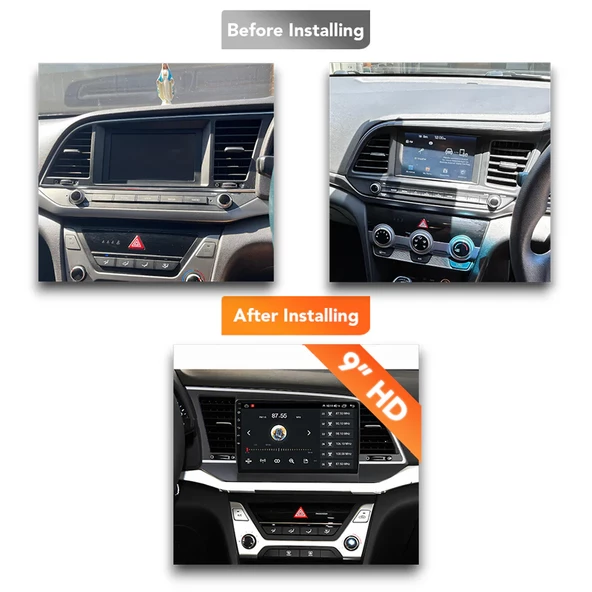 Hyundai Elantra Android Multimedya Sistemi AD (2019-2021) 2 GB Ram 32 GB Hafıza 8 Çekirdek İphone CarPlay Android Auto Avgo - Resim 5