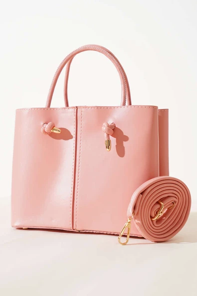 Dikiş Detaylı Kadın El Çantası Yavru Ağzı ürün görseli 1