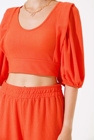 Karpuz Kol İkili Takım Oranj - Resim 4