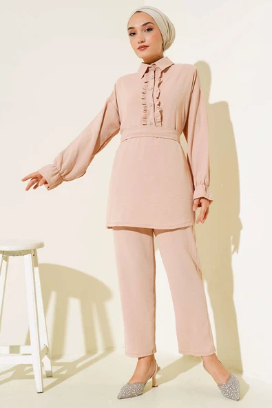 Önü Fırfırlı Ayrobin İkili Takım Bisküvi - Resim 2