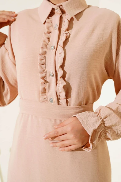 Önü Fırfırlı Ayrobin İkili Takım Bisküvi - Resim 4