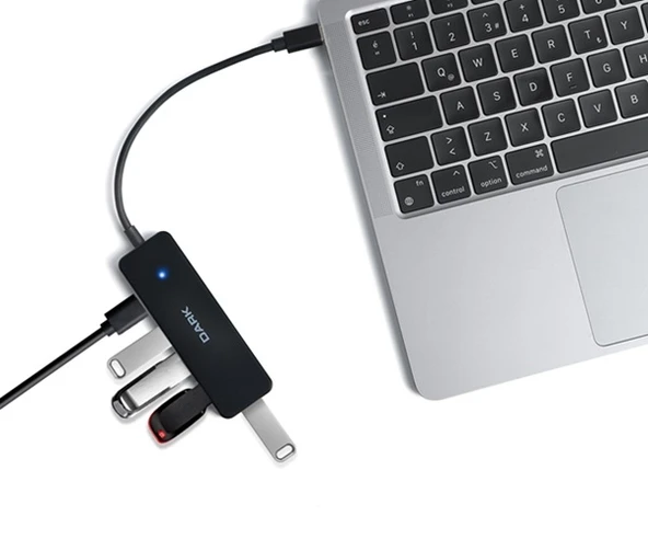 Dark USB Type-C to 4 Port USB 3.0 HUB Çoklayıcı (DK-AC-USB31X41A) - 2