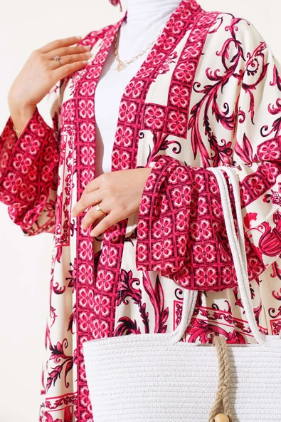 Salaş Kimono Takım Bordo - Resim 4