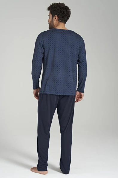 Pijadore 1686 Erkek Uzun Kollu Pijama Takım - 3
