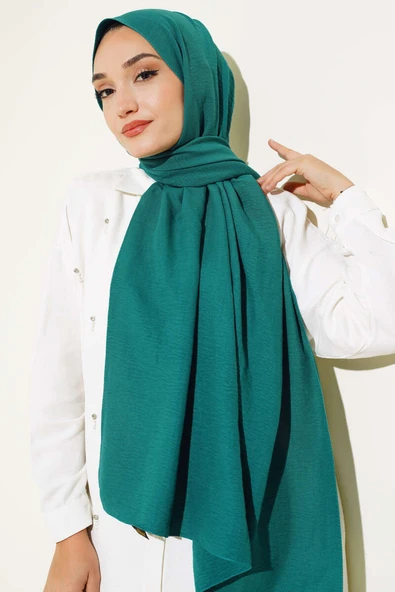 Pamuk Cazz Şal İpek Serisi Nane - Resim 2